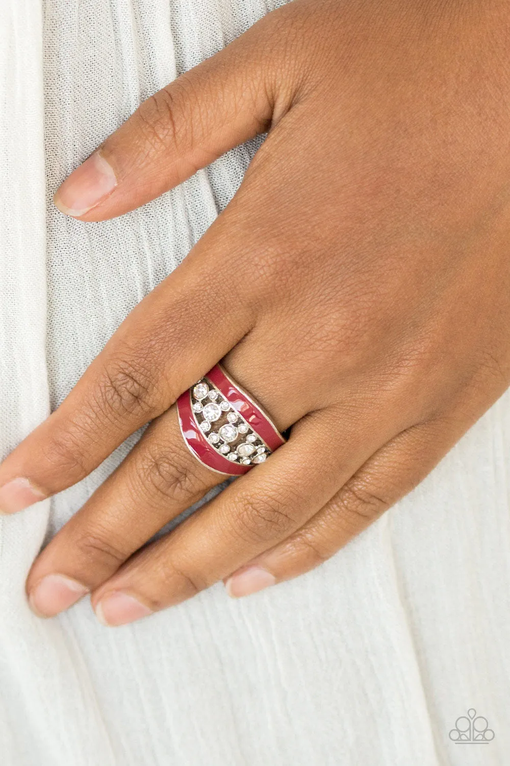 Paparazzi Accessories  - Trending Treasure - #RR1/C5 - Red Ring