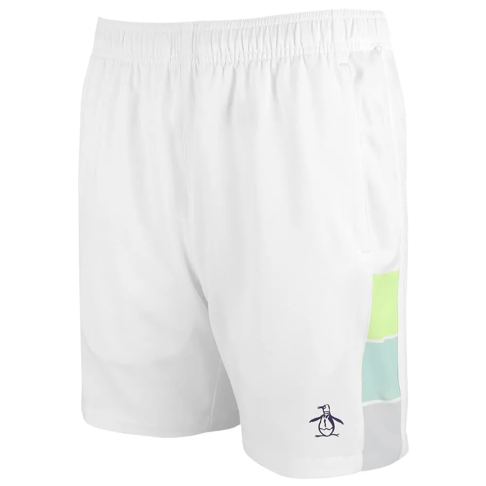 Penguin Men's 7" Blocked Short - Bright White