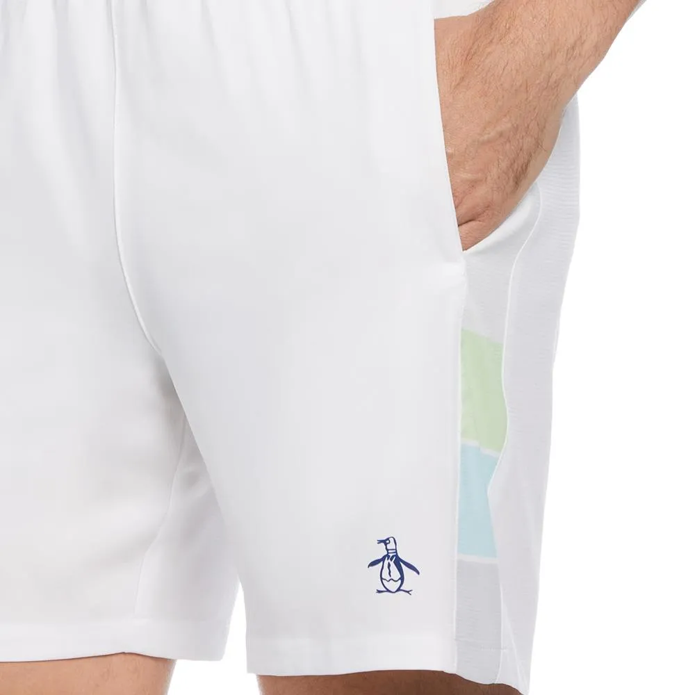 Penguin Men's 7" Blocked Short - Bright White