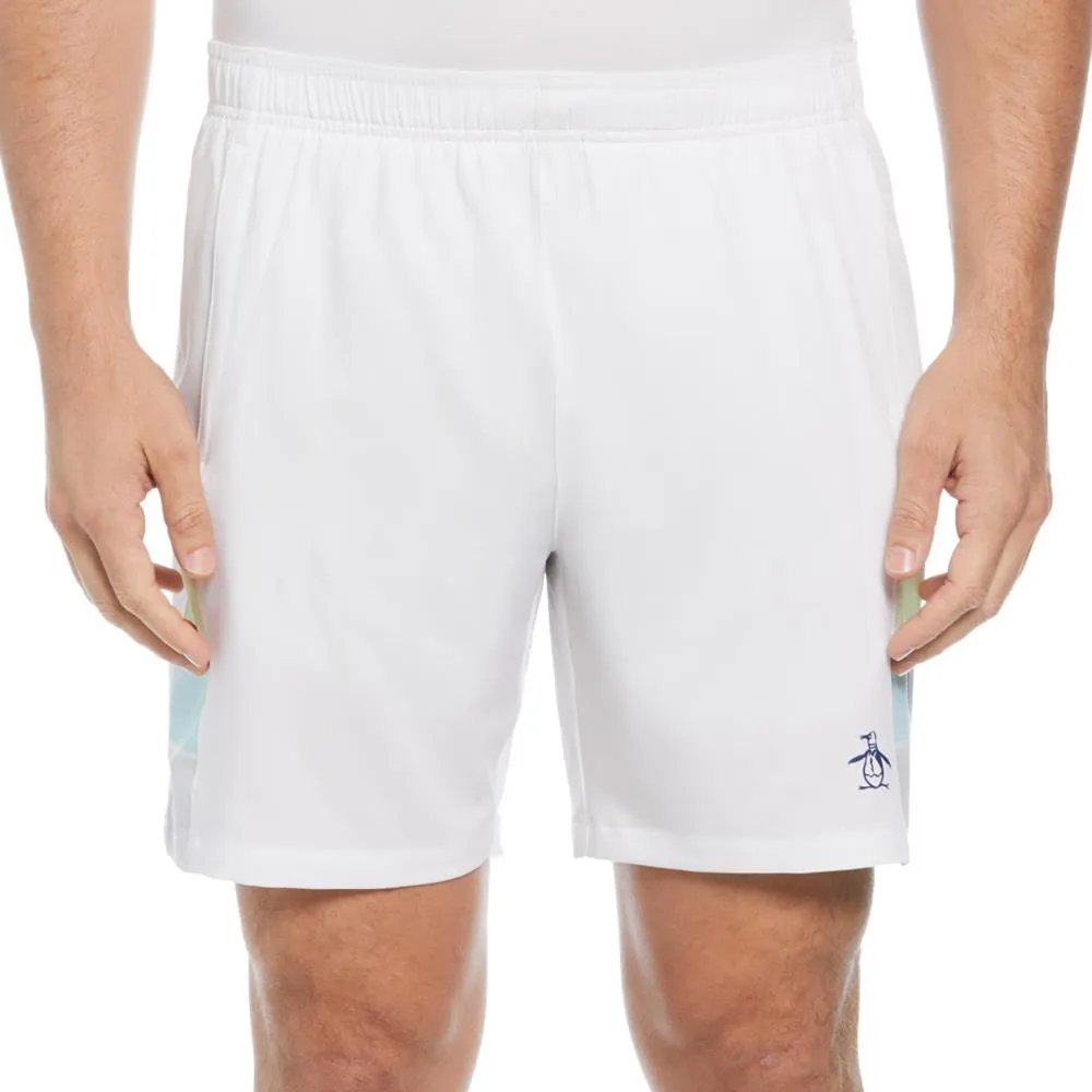 Penguin Men's 7" Blocked Short - Bright White