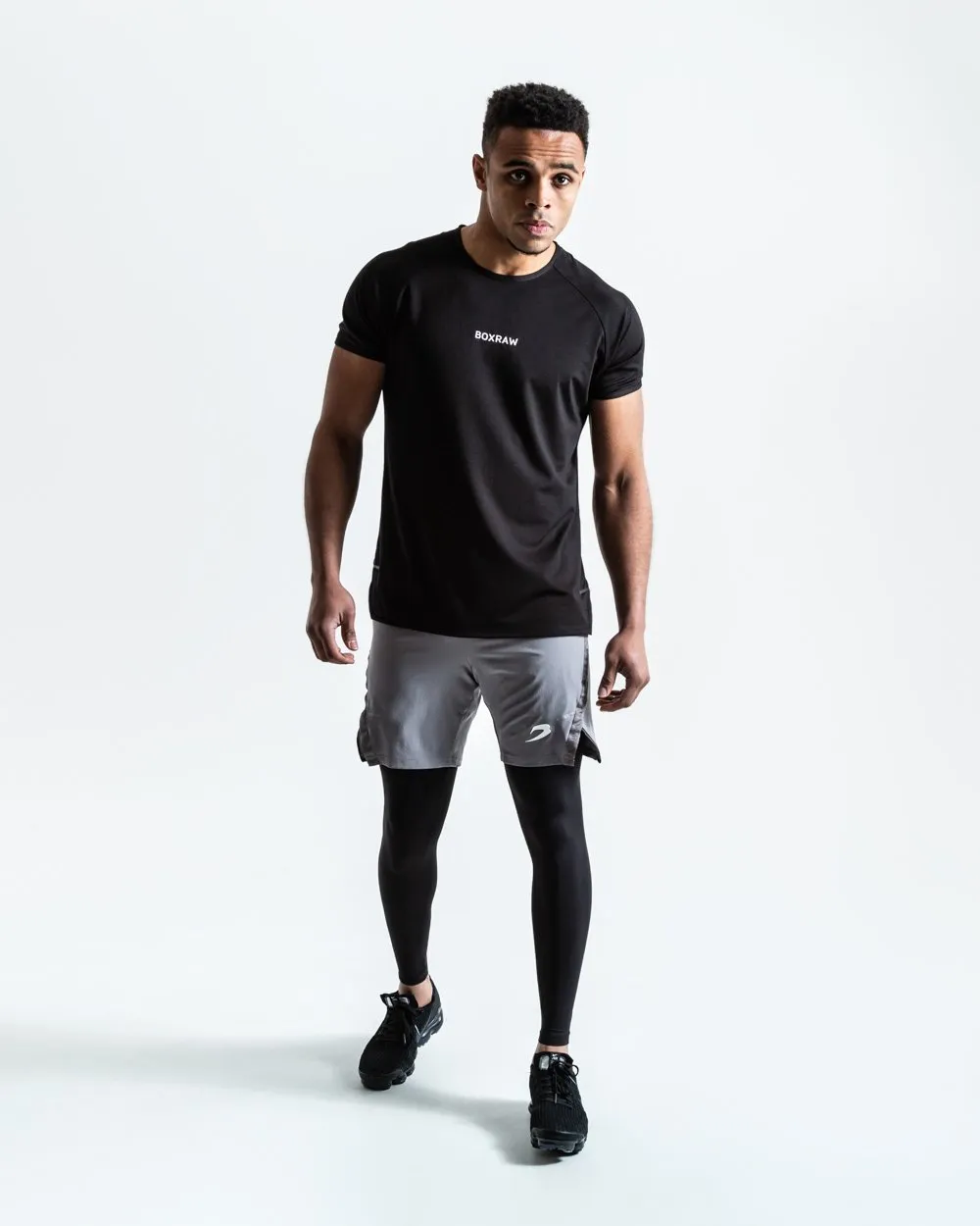 PEP SHORTS (2-IN-1 TRAINING TIGHTS) - GREY