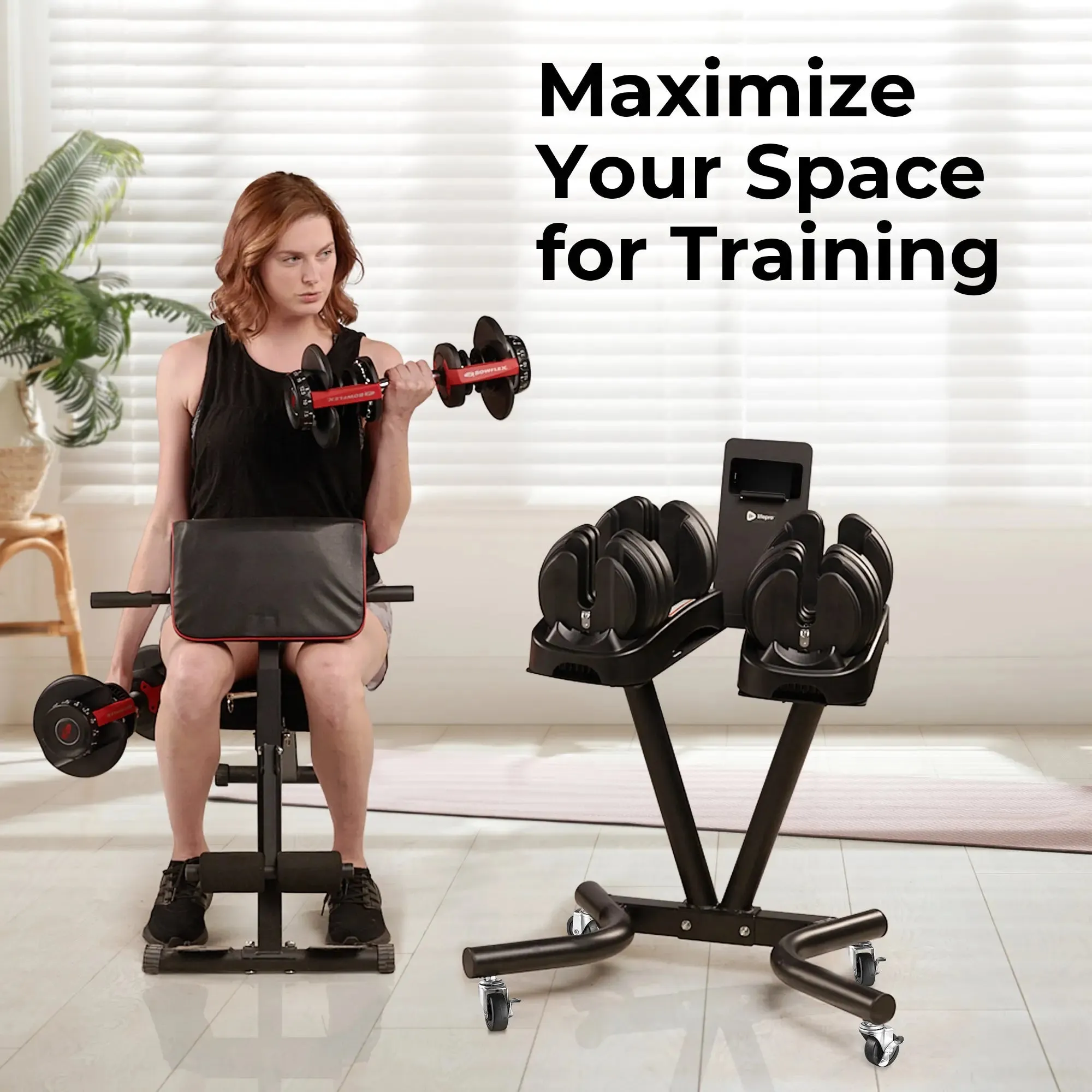 Powerflow Pro Adjustable Dumbbell Stand™