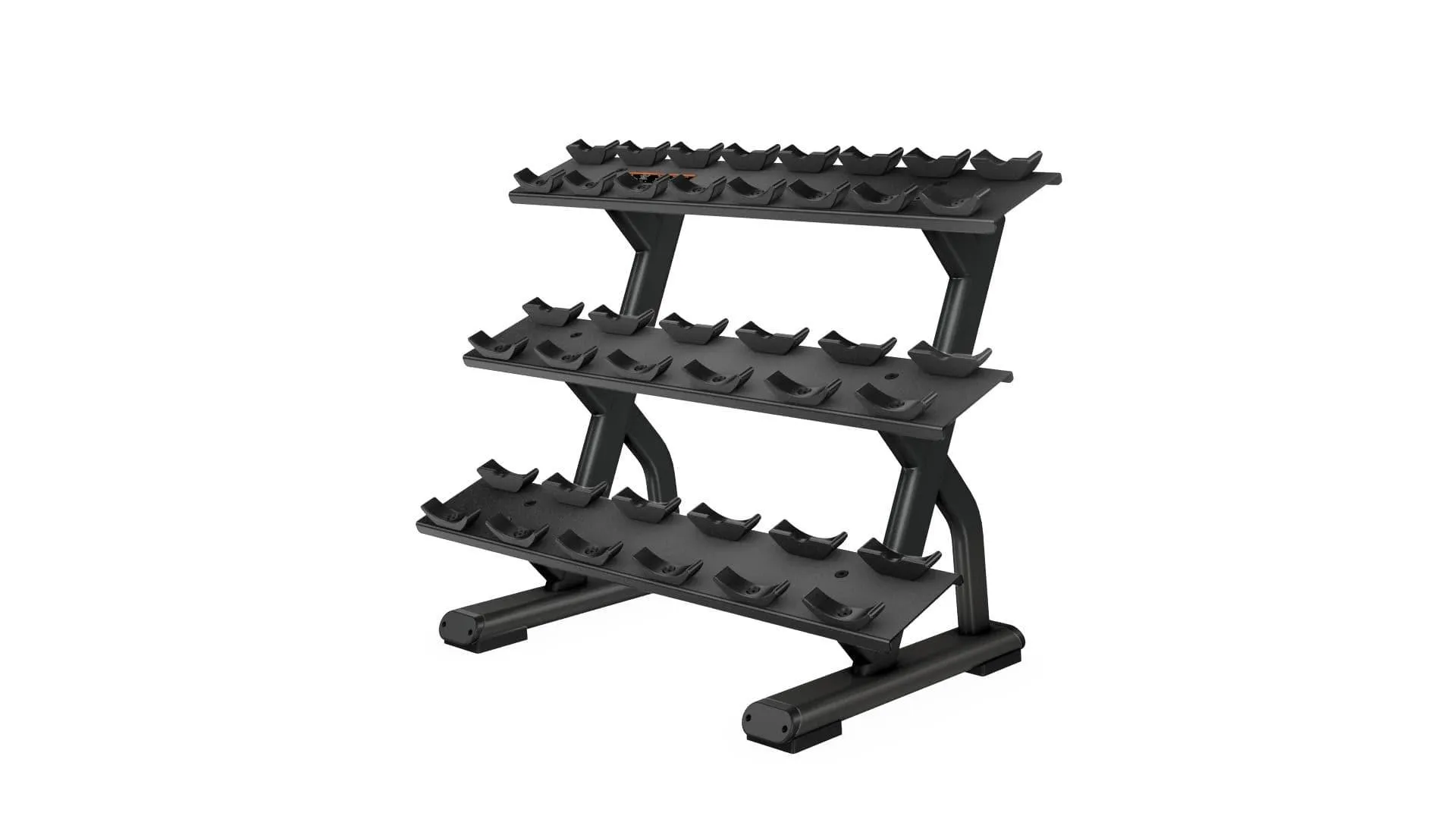 Precor Discovery Series 3 Tier, 10 Pair Dumbbell Rack (DBR0814)