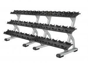 Precor Discovery Series 3 Tier, 10 Pair Dumbbell Rack (DBR0814)