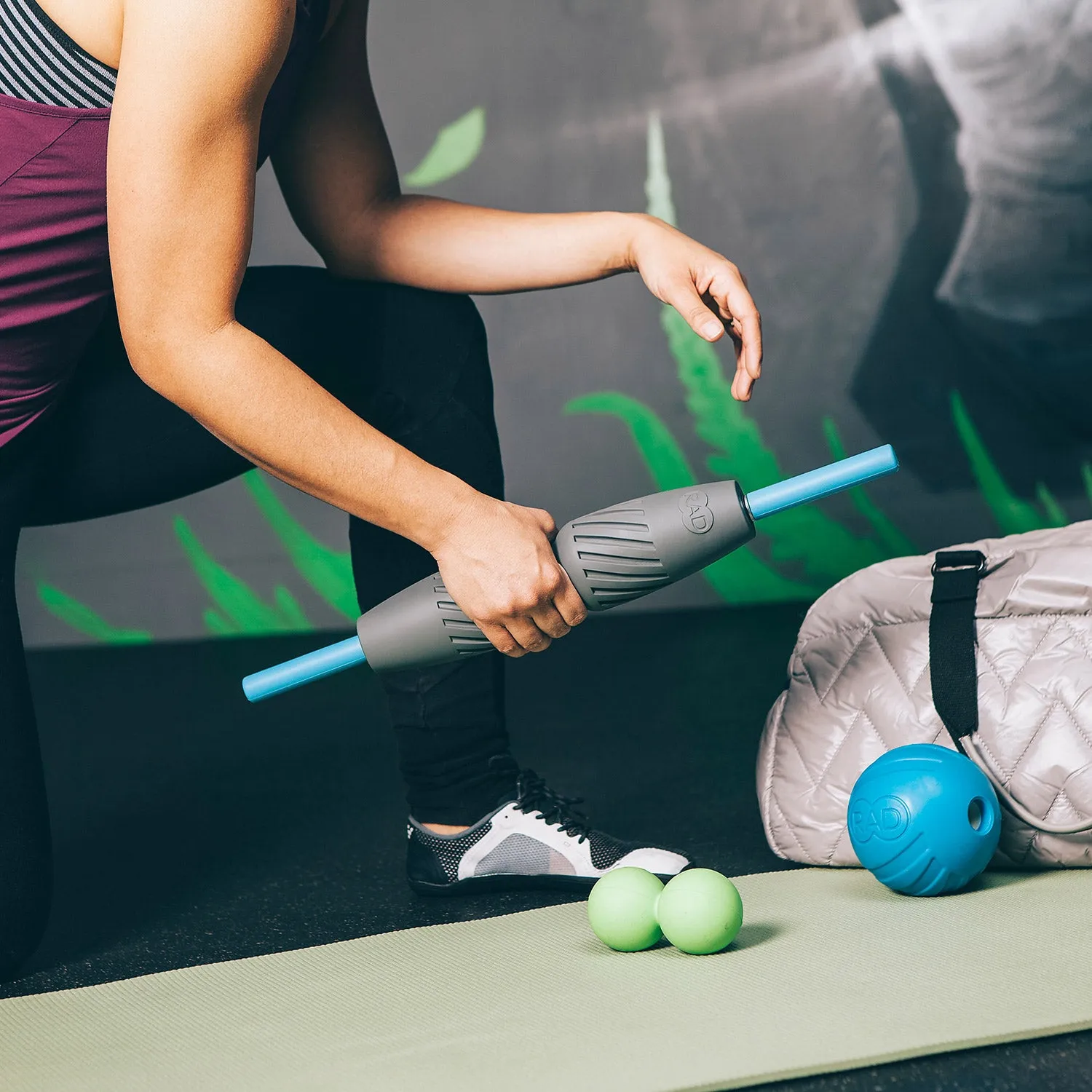 RAD Muscle Flushing Kit - Massage Stick and Foam Roller