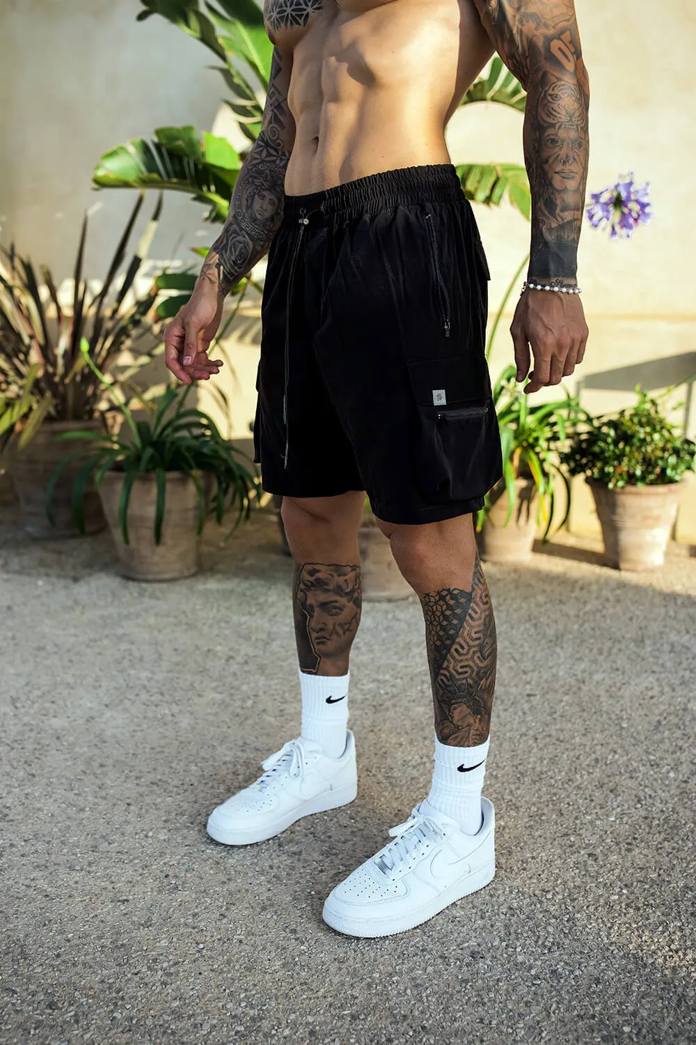 Raptor Cargo Shorts - Black