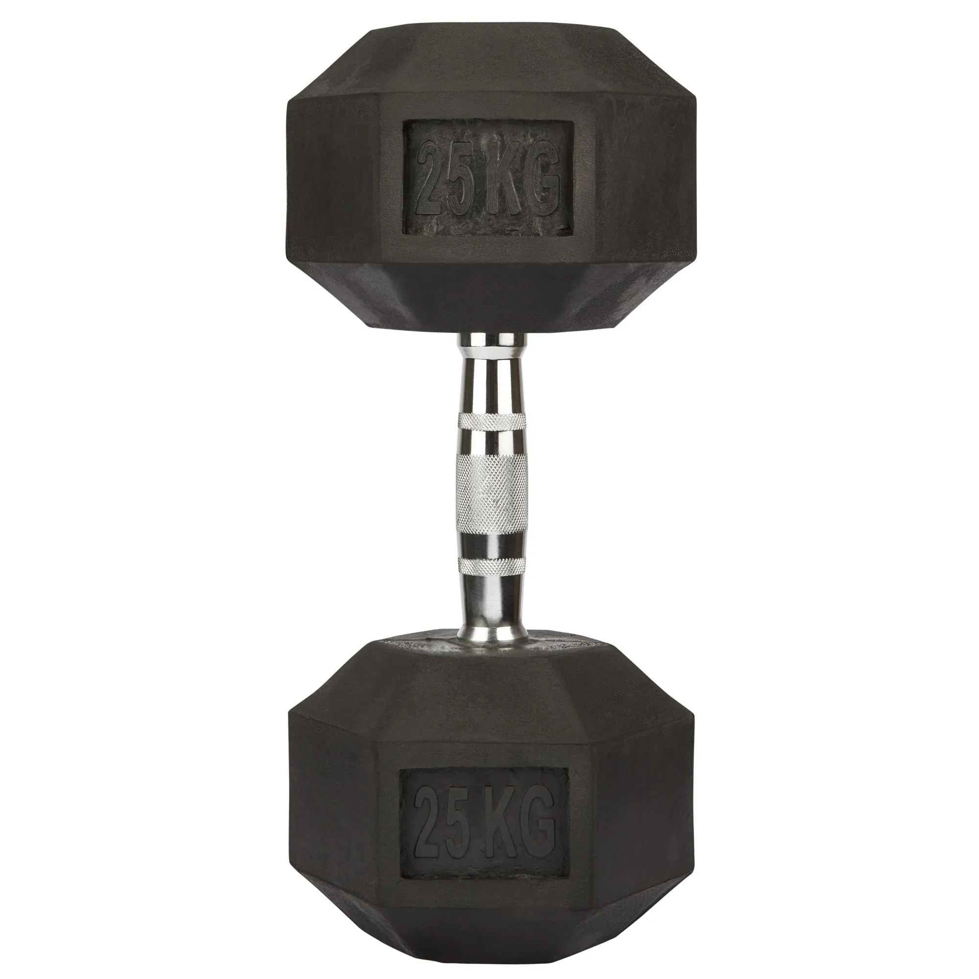 Rubber Hex Dumbbell 25kg