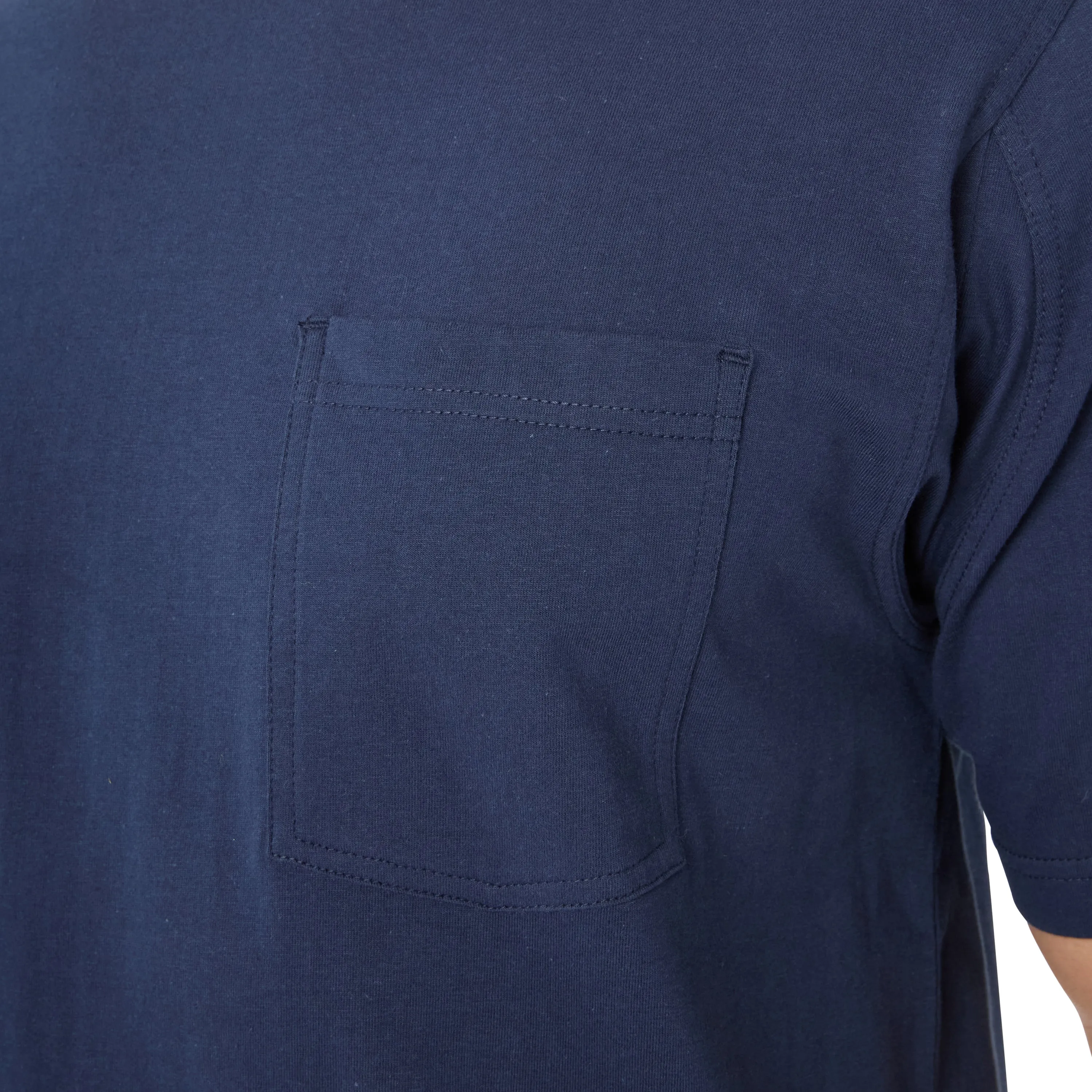 SHORT SLEEVE EXTENDED-TAIL POCKET GUSSET TEE