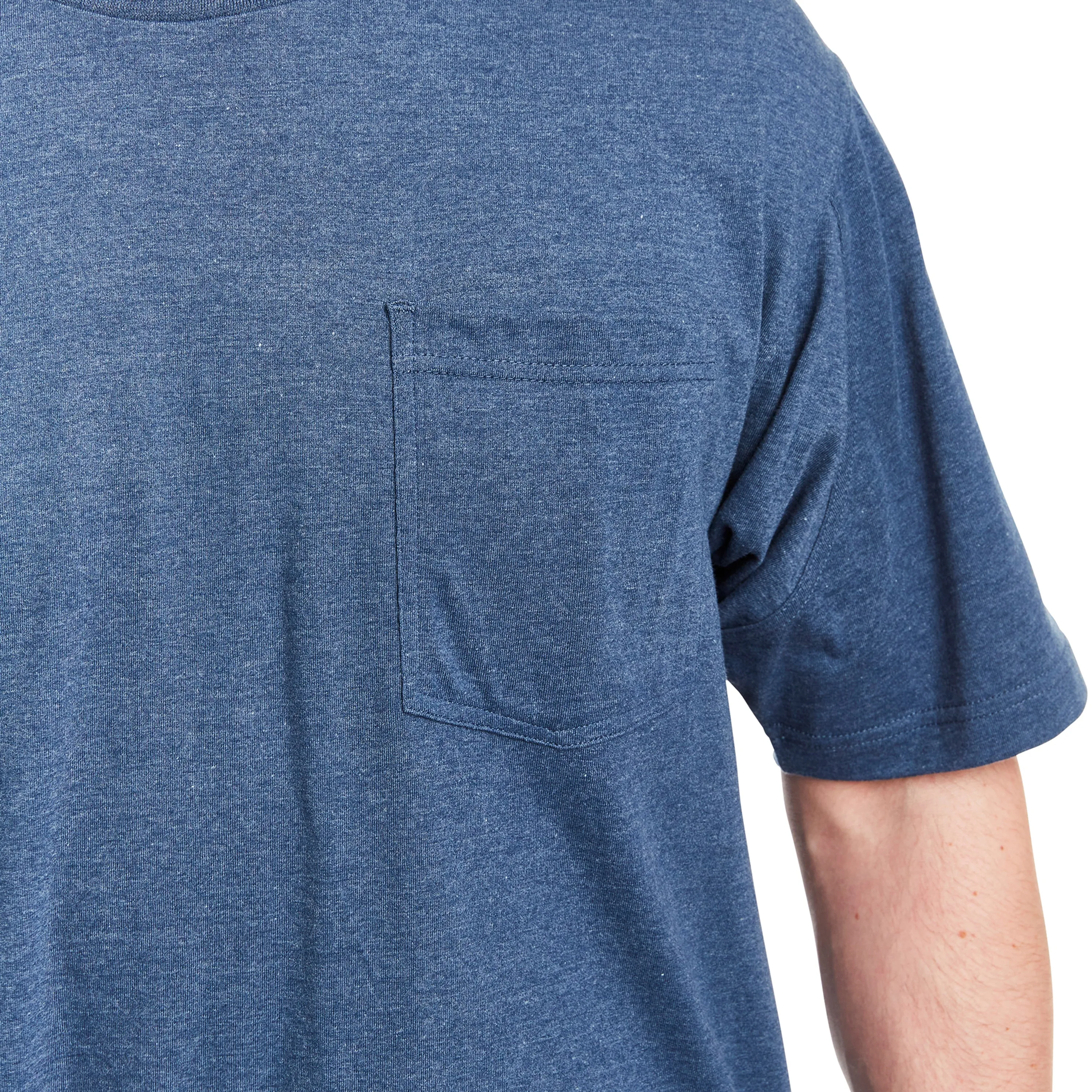 SHORT SLEEVE EXTENDED-TAIL POCKET GUSSET TEE