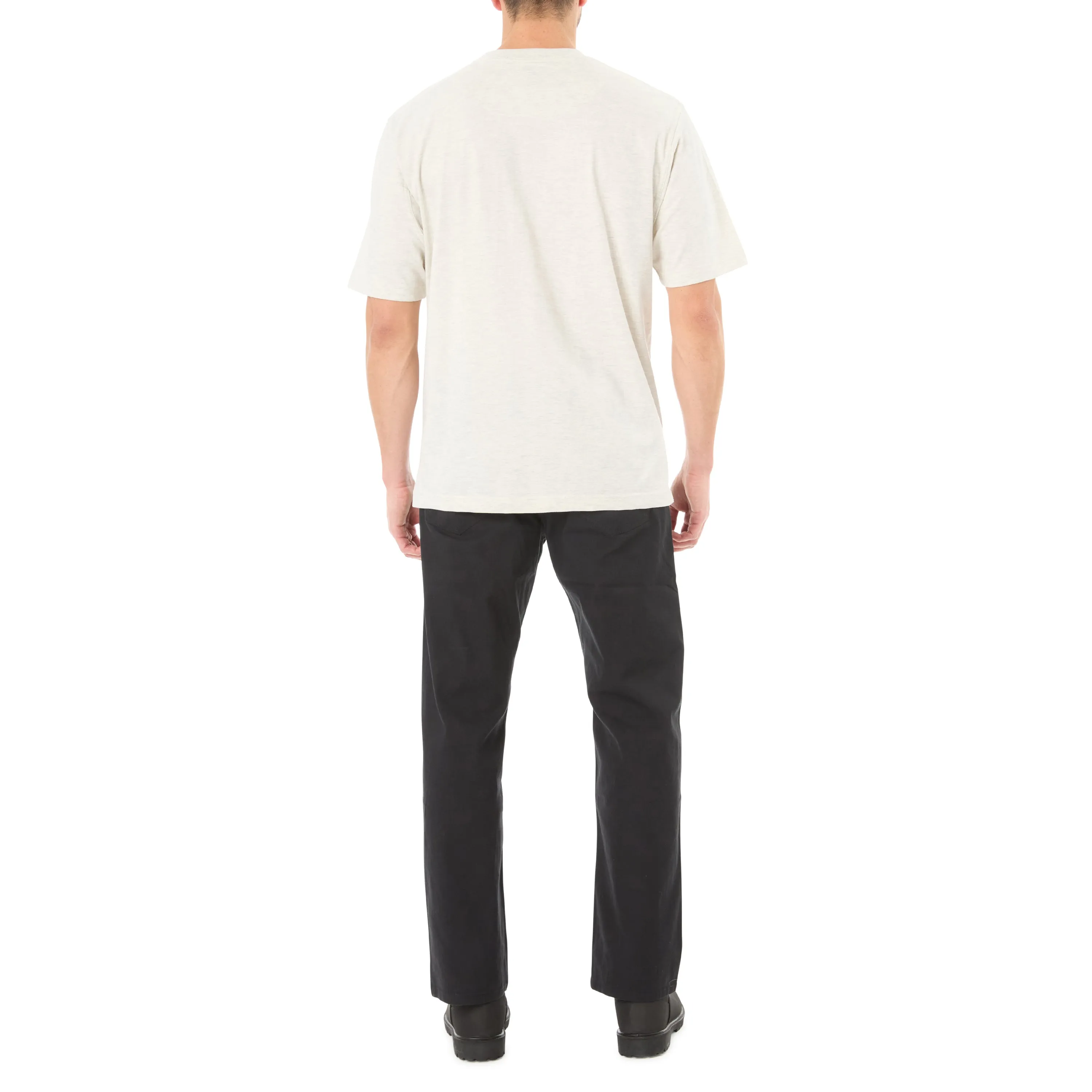 SHORT SLEEVE EXTENDED-TAIL POCKET GUSSET TEE