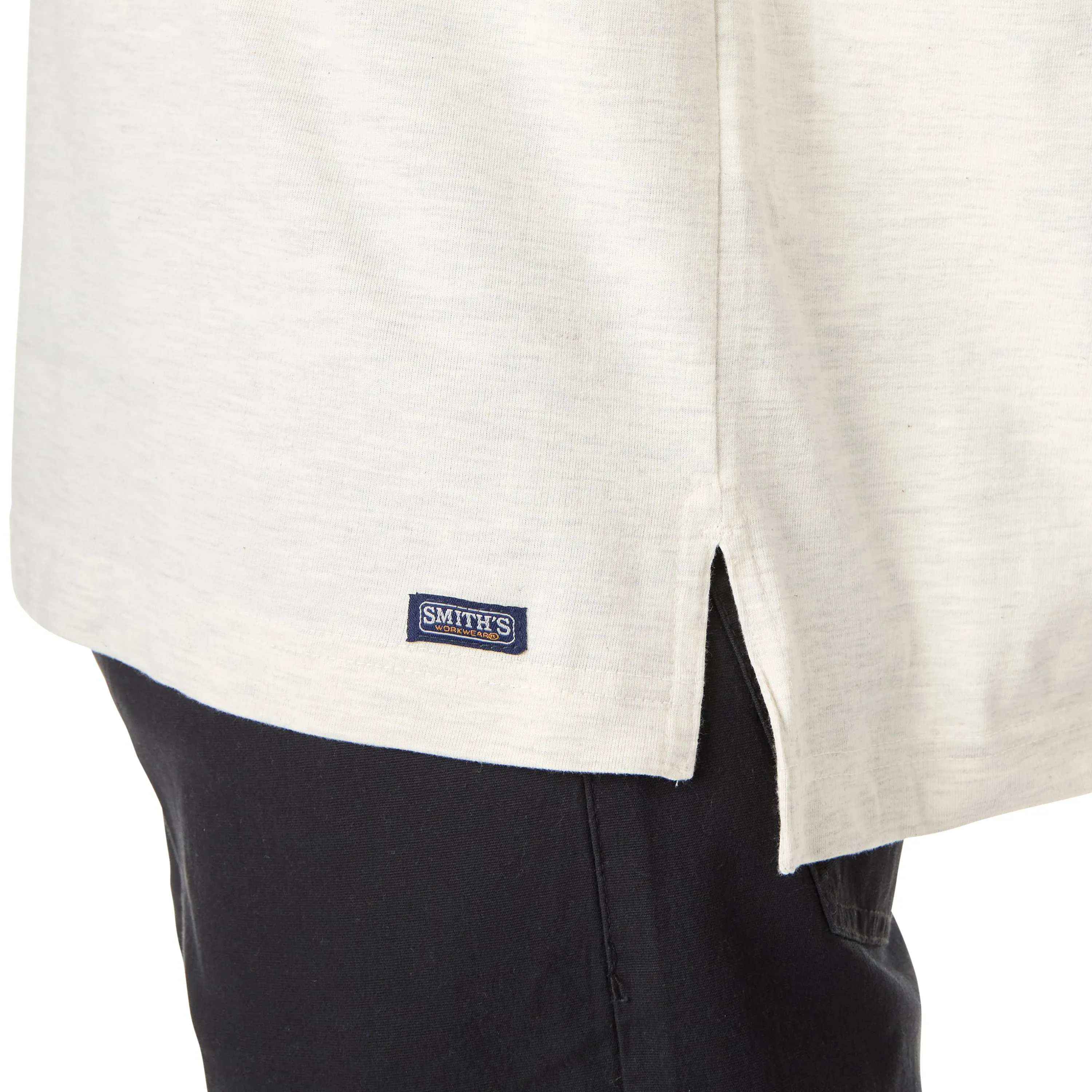 SHORT SLEEVE EXTENDED-TAIL POCKET GUSSET TEE