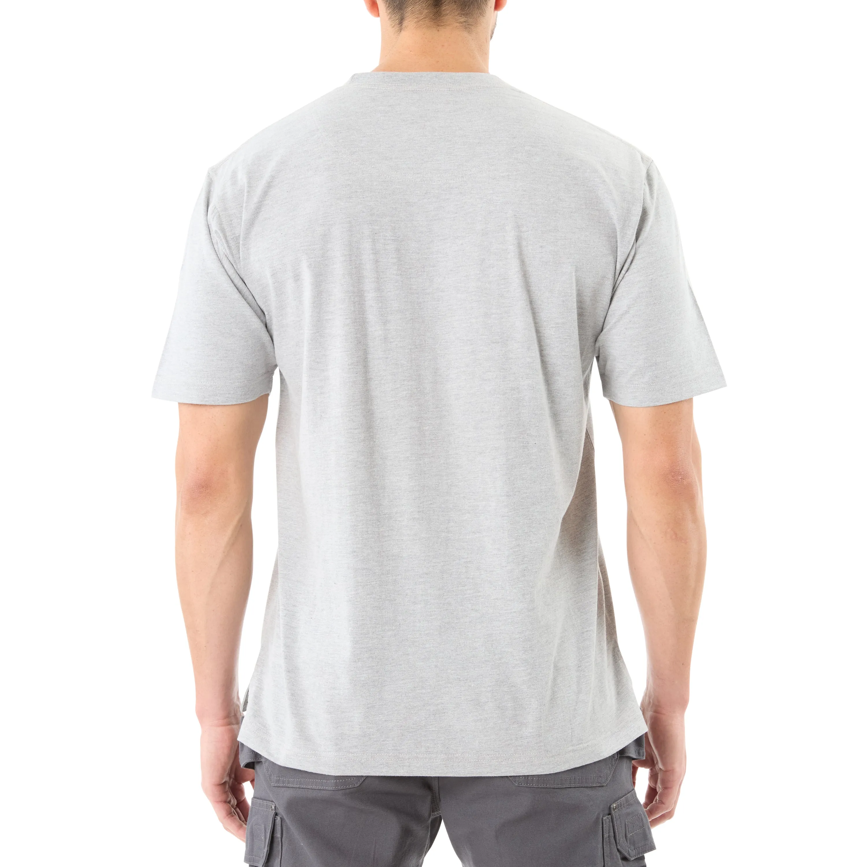 SHORT SLEEVE EXTENDED-TAIL POCKET GUSSET TEE