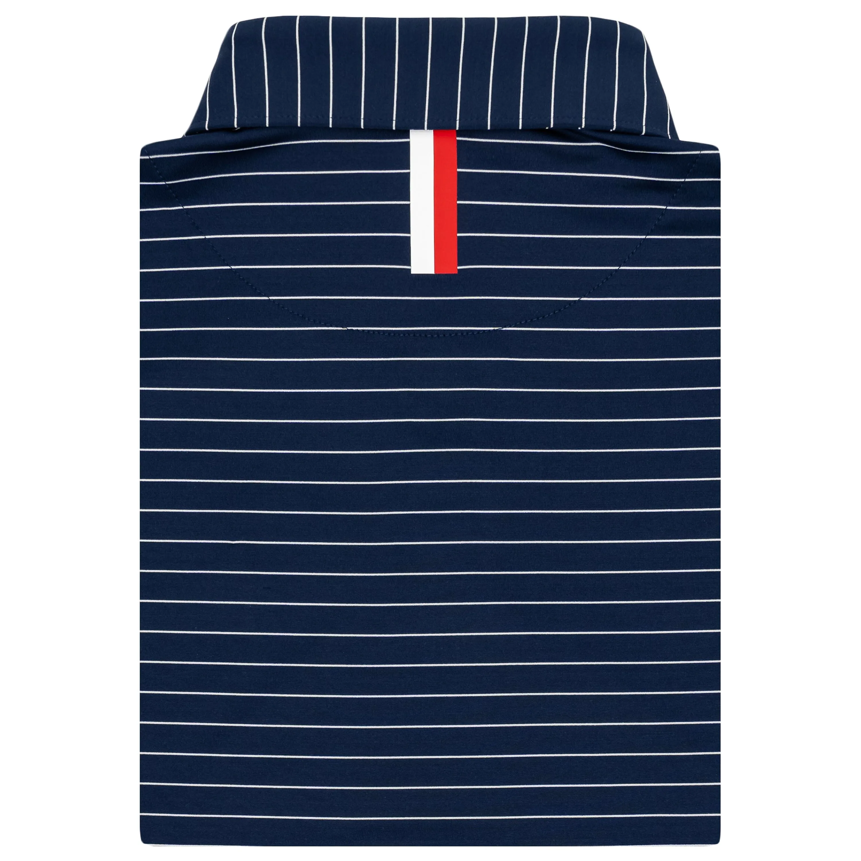 The Captain Stripe | Performance Polo | The Captain Stripe - Fleet Navy/White