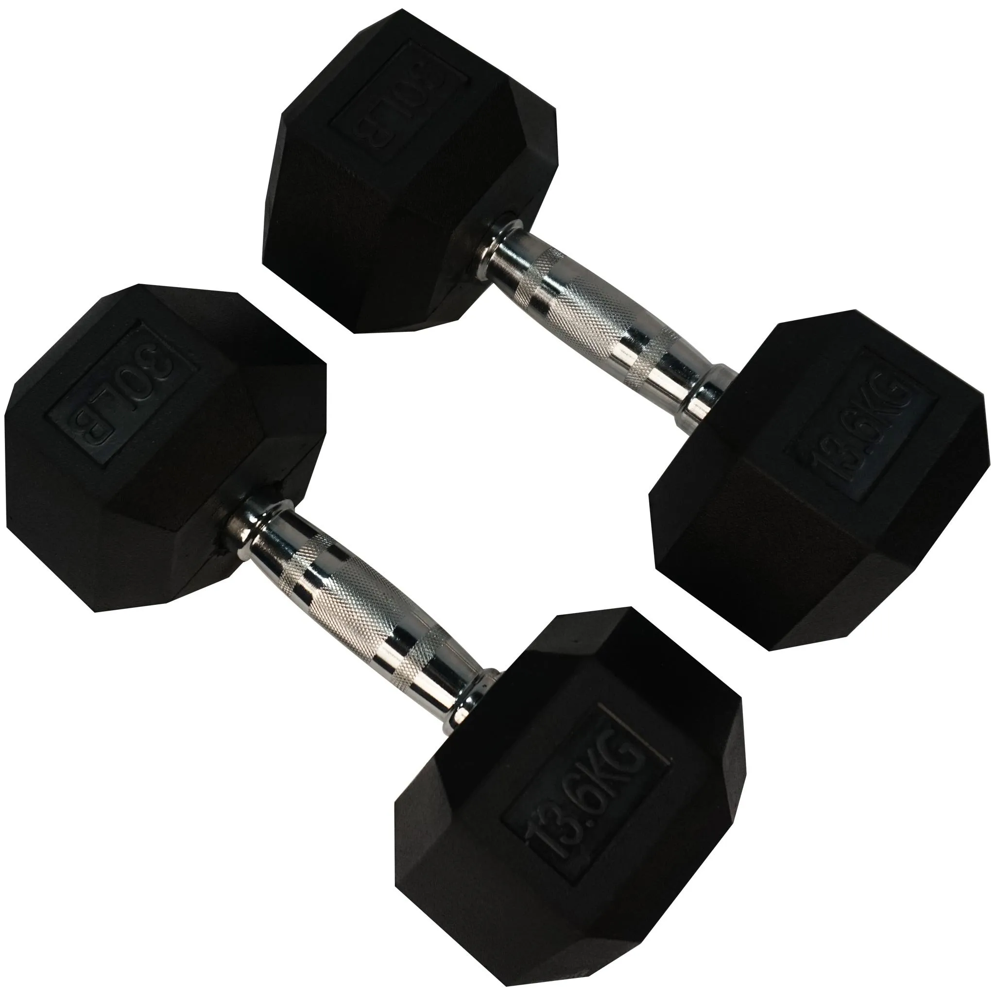 Torque Dumbbells - Rubber Hexagon