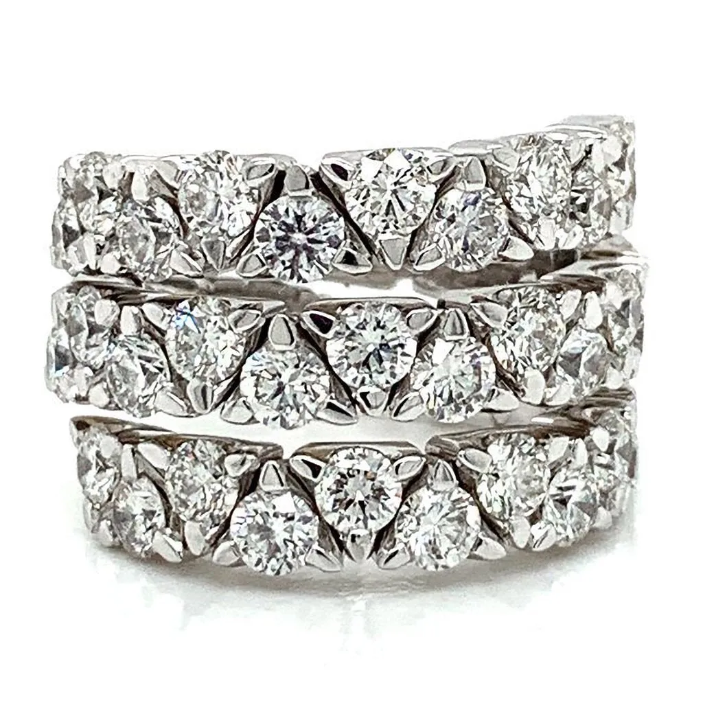 Triple Wrap Diamond Ring