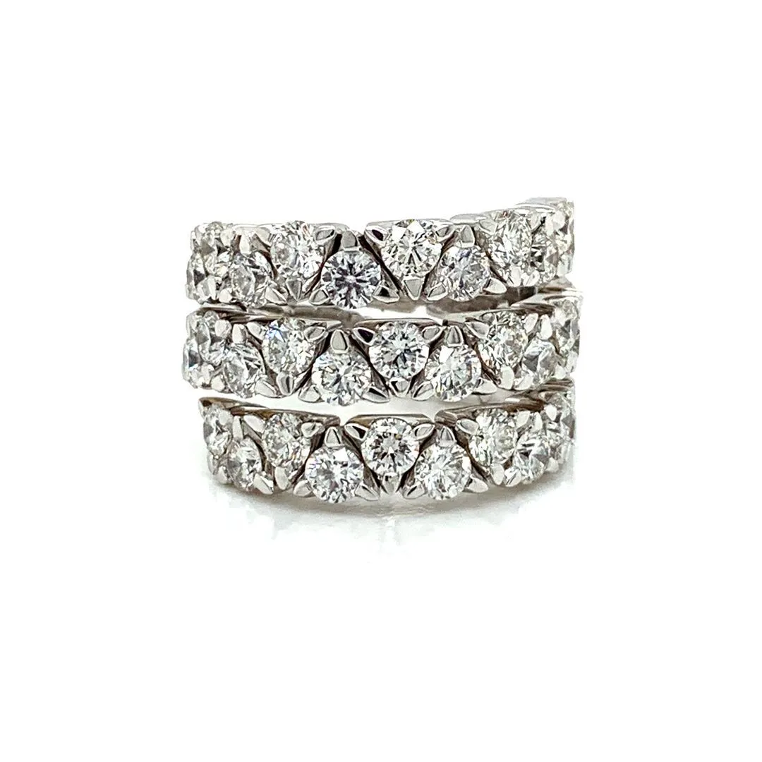 Triple Wrap Diamond Ring