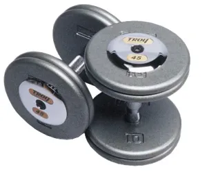 TROY IRON PRO-STYLE HAMMERTONE DUMBBELL SET 5-100 LB HFD-C