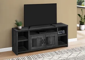 Tv Stand - 60"L / Black Reclaimed Wood-Look