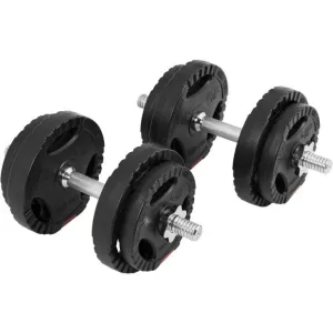 Vinyl Tri-Grip Dumbbell Set 20KG