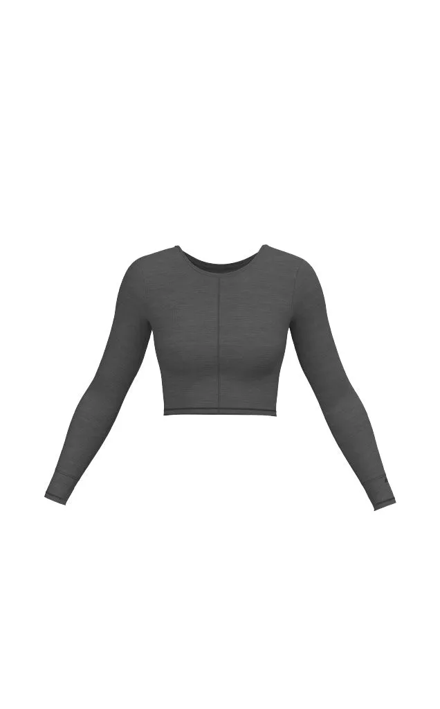 Vitality Daydream Stitch Long Sleeve - Midnight Marl