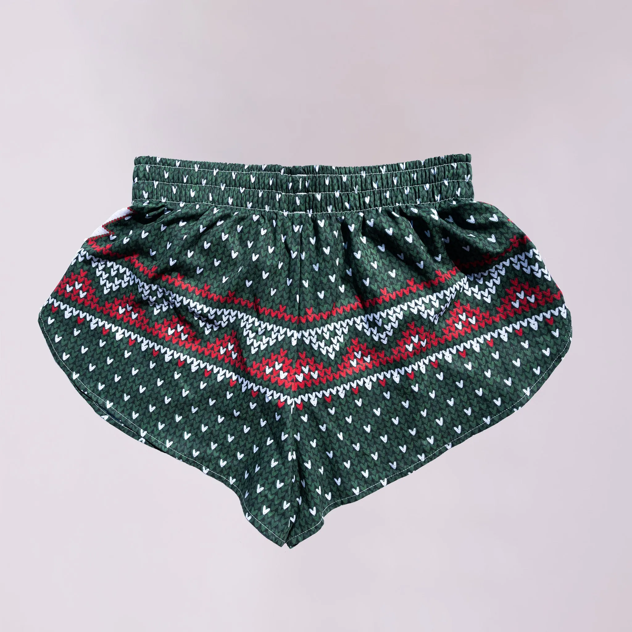 Women's AeroPro 3" Split Shorts - Jingle Bell Rockin'