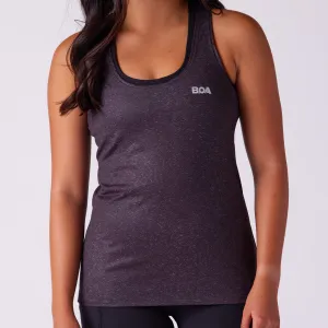 Women's Vapor Lite Tempo Tank - Heather Black